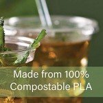 Biodegradable 256ml Clear Cups - 50 Pack
