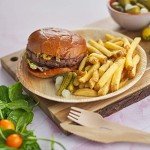 Biodegradable Large Plates and Cutlery Set, Eco-Friendly