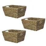 Eco-Friendly Seagrass Storage Baskets | Set of 3