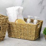 Eco-Friendly Seagrass Storage Baskets | Set of 3