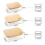 Eco-Friendly Glass Meal Prep Containers with Bamboo Lids