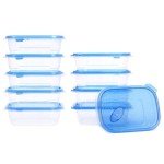 Eco-Friendly Airtight Food Storage Containers - 10 Pack