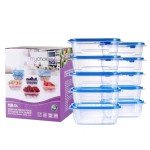 Eco-Friendly Airtight Food Storage Containers - 10 Pack