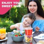 Eco-Friendly 5.5 oz Airtight Portion Cups - 100 Sets
