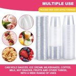 Eco-Friendly 5.5 oz Airtight Portion Cups - 100 Sets