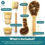 Bamboo Dishbrush Set - Eco-Friendly Cleaning Tools