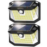 WELALO Eco-Friendly Solar Motion Sensor Lights (2 Pack)