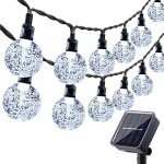 MOXLED Solar LED String Lights for Gardens (36ft or 56ft)