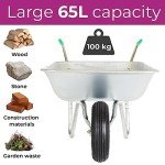 Galvanized Wheelbarrow with Pneumatic Tyre