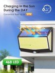 ONE FIRE Eco-Friendly Solar Motion Sensor Garden Lights