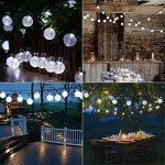 MOXLED Solar LED String Lights for Gardens (36ft or 56ft)