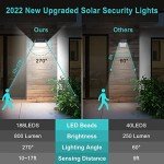 WELALO Eco-Friendly Solar Motion Sensor Lights (2 Pack)
