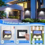 LBSTP Solar Motion Sensor Security Lights - Eco-Friendly Design