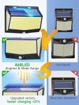ONE FIRE Eco-Friendly Solar Motion Sensor Garden Lights