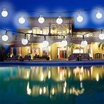 MOXLED Solar LED String Lights for Gardens (36ft or 56ft)