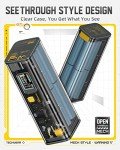 SHARGEEK Eco-Friendly Transparent Power Bank with IPS Screen