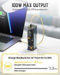 SHARGEEK Eco-Friendly Transparent Power Bank with IPS Screen