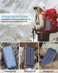 RIAPOW Eco-Friendly 26800mAh Solar Power Bank Charger