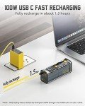 SHARGEEK Eco-Friendly Transparent Power Bank with IPS Screen