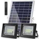 Eco-Friendly Solar Flood Lights with Remote Control