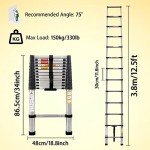 3.8m/12.5ft Telescopic Multi-Purpose Ladder