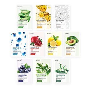 EUNYUL 10-Pack Natural Korean Facial Masks
