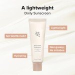 Beauty of Joseon Daily Relief Sunscreen for face Sun moisturizing with Broad Spectrum SPF 40 Korean sunscreen skincare 50ml, 1.69 fl.oz