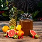 Craft A Brew Home Brewing Starter Kit Kombucha Tea Kit – Home Kombucha Kit – Fermentation Starter with Kombucha SCOBY – 1 Gallon