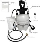Standard Beer Draft Keg Line Cleaning kit with 4oz Beer Line Brevline Powder Cleaner - Hand Pump Pressurized - Easy Safe to Use Keg Claner - w/Brush, Faucet Plug, Instruction Manual