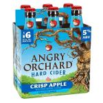 Angry Orchard Crisp Apple Hard Cider, 6 pk, 12 oz bottles, 5% ABV