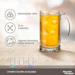 12 Libbey Beer Mugs Set - 12 oz