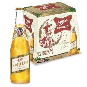 Miller High Life, 12 Pk, 12 Fl Oz Bottles, 4.6% Abv