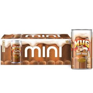 Mug Root Beer Mini Cans - 10 Pack