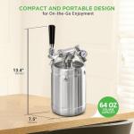 NutriChef Pressurized Growler Tap System