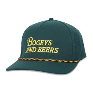 Cooling Golf Hat: Funny "Bogeys and Beers" Design
