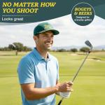 Cooling Golf Hat: Funny "Bogeys and Beers" Design