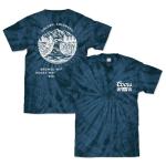 Tee Luv Men's Coors Banquet Shirt - Navy Tie Dye Coors Beer Logo T-Shirt, L