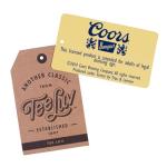 Tee Luv Men's Coors Banquet Shirt - Navy Tie Dye Coors Beer Logo T-Shirt, L