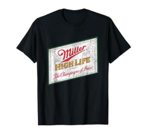 Miller High Life Champagne of Beer Vintage Label T-Shirt
