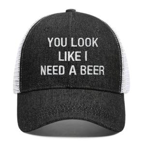 Supload Funny Beer Gifts for Men Dad Drinking Beer Hat for Beer Lovers Men Women Gifts for Drinkers Embroidered