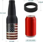 Stepstall 4-in-1 Can Cooler & Bottle Holder with Opener, Double Walled Stainless Steel Insulated, 12oz Beer Gifts for Men