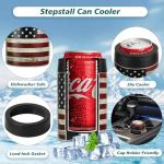 Stepstall 4-in-1 Can Cooler & Bottle Holder with Opener, Double Walled Stainless Steel Insulated, 12oz Beer Gifts for Men