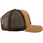 Coors Banquet Rodeo Sunset Woven Patch Canvas Rope Hat Multicolor