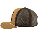 Coors Banquet Rodeo Sunset Woven Patch Canvas Rope Hat Multicolor