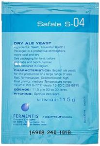Fermentis FMT_FDY_S04 Safale S-04 Dry Yeast - 11.5g