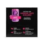 Q HIBISCUS GINGER BEER with Real Ginger, Hibiscus & Organic Agave - Ideal for Cocktails & Mocktails - Real Ingredients & Perfectly Carbonated, 90 Calories per Can, 7.5 Fl Oz Cans (Pack of 4)