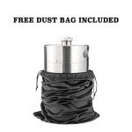 TMCRAFT 170OZ Stainless Steel Mini Keg, Portable beer growler with Exhaust Valve Designed Cap to Keep Beverage Fresh