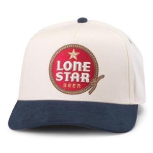 AMERICAN NEEDLE Unisex Lone Star Beer Wrangler Adjustable Snapback Baseball Hat (25003A-LSTAR-IBRB)