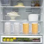 Fasmov Freezer Beer Mugs, 4 Pack Clear Double Wall Gel Frosty Ice Mugs with Gel, Plastic Beer Mugs with Handles for Freezer, Parties and Gifts, 16oz