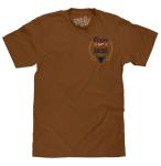 Tee Luv Men's Coors Banquet Beer Shirt - Front and Back Coors Rodeo Bull T-Shirt, Brown Sugar, M